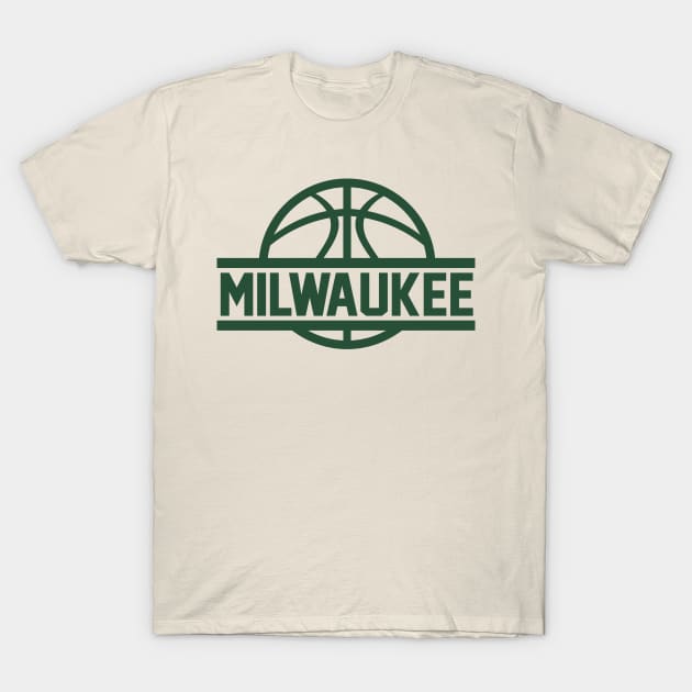 Milwaukee Basketball T-Shirt by CasualGraphic